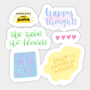 Positive Vibes #2 Sticker Pack Sticker